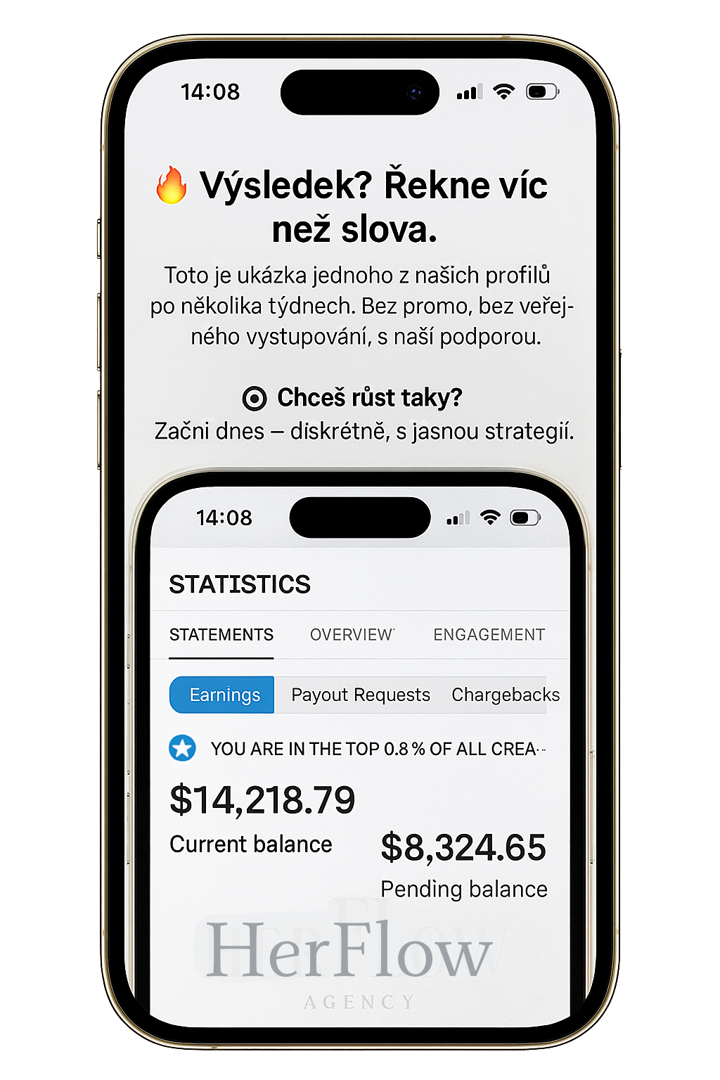 Herflow – OnlyFans agentura pro tvůrce a tvůrkyně